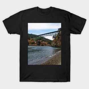 Deception Pass Bridge - vertical T-Shirt